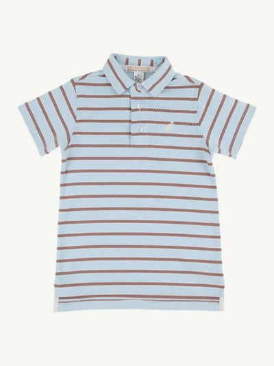 Prim & Proper Polo - Buckhead Blue/Palmetto Pearl/Gray Bay Brown