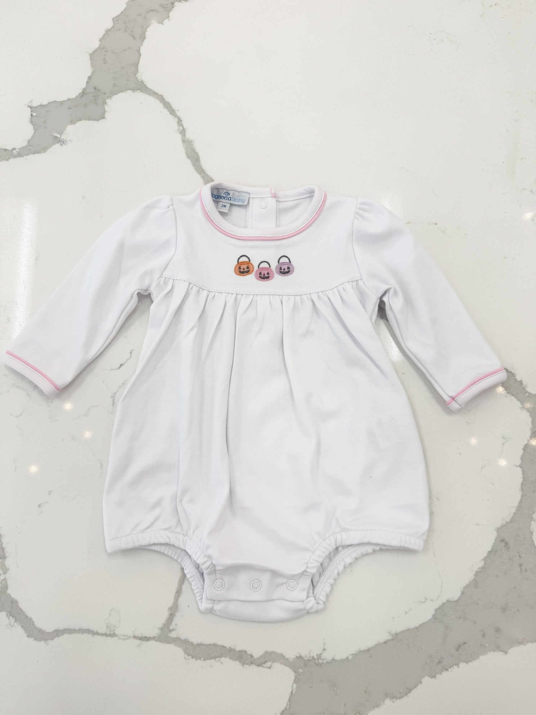 Pumpkin Party Long Sleeve Bubble
