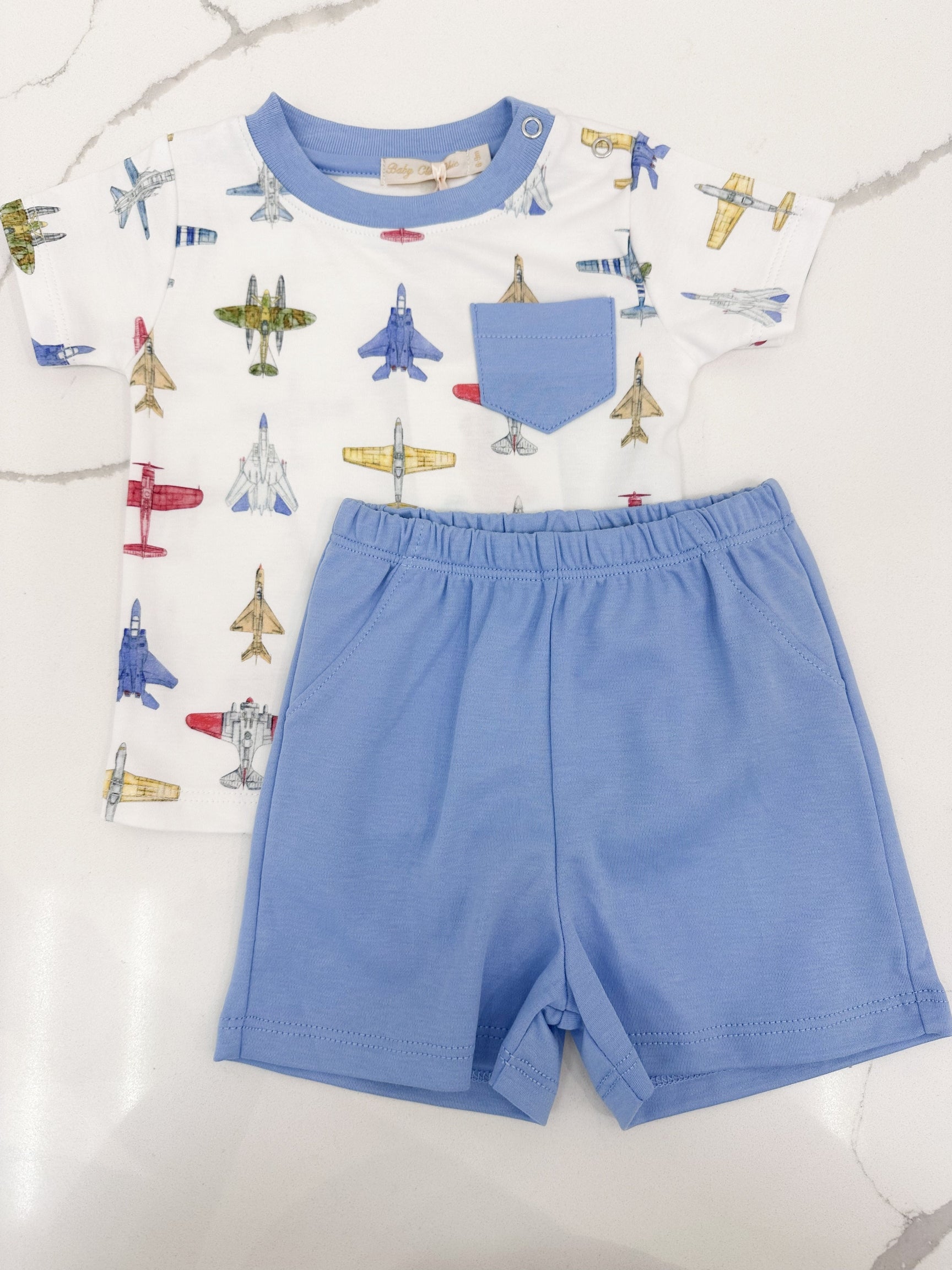 Airforce Tee and Short Set