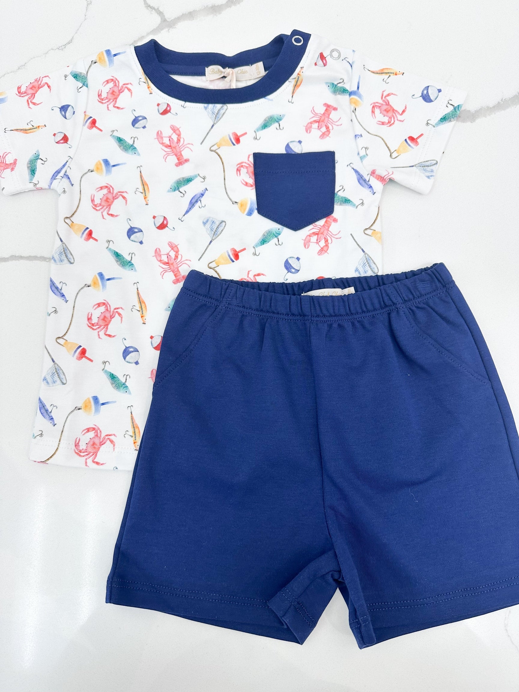 Coastal Claws Tee and Short Set