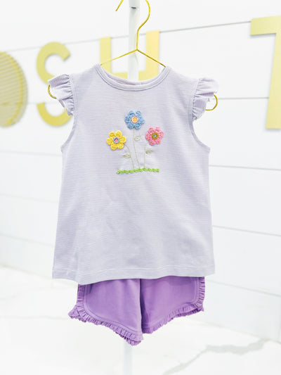 Pansy Shorts Set