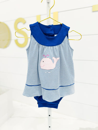 Wendy Whale Apron Romper