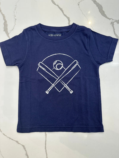 Navy Baseball Field S/S T-Shirt