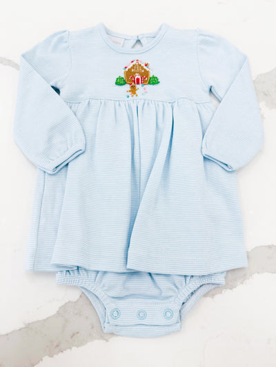 Ginger's Holiday House Onesie Dress