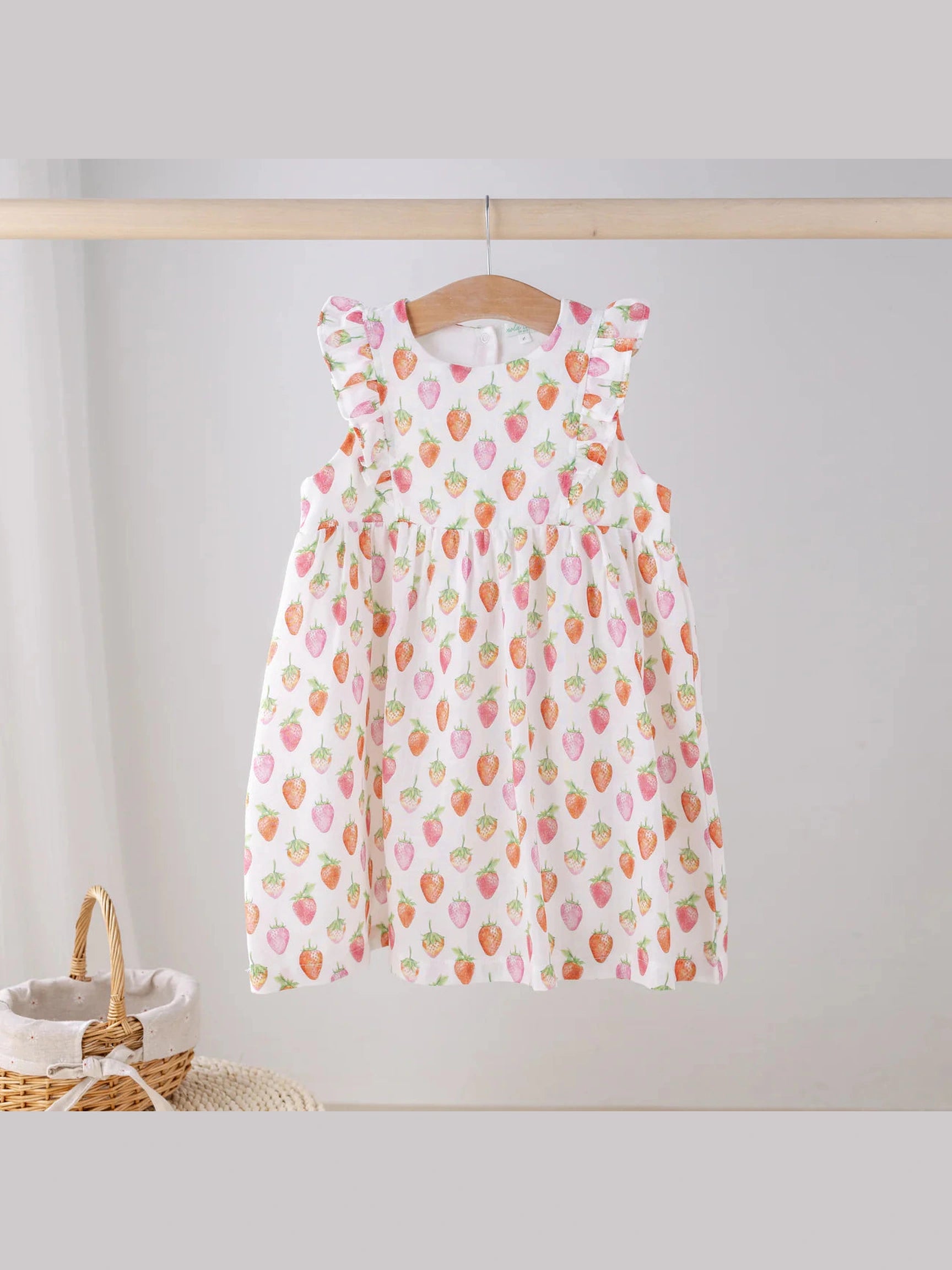 Berry Cute Organic Muslin Dress