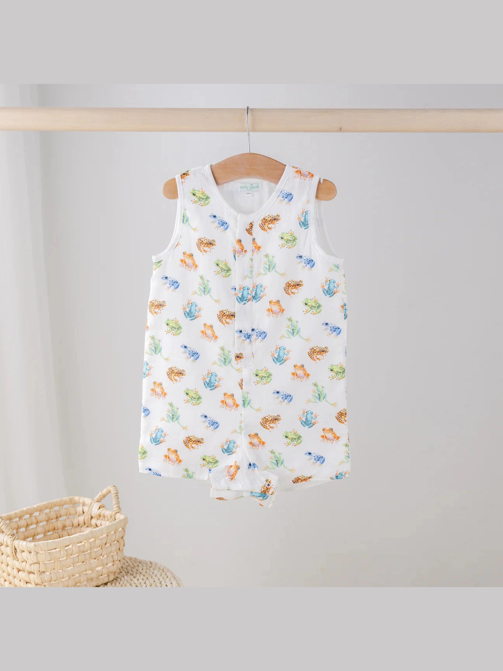 Toadally Cute Organic Muslin Shortall