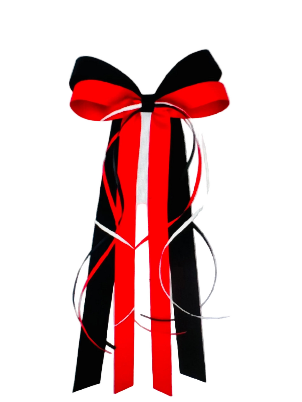 Two Tone Grosgrain & Satin Streamer Bows