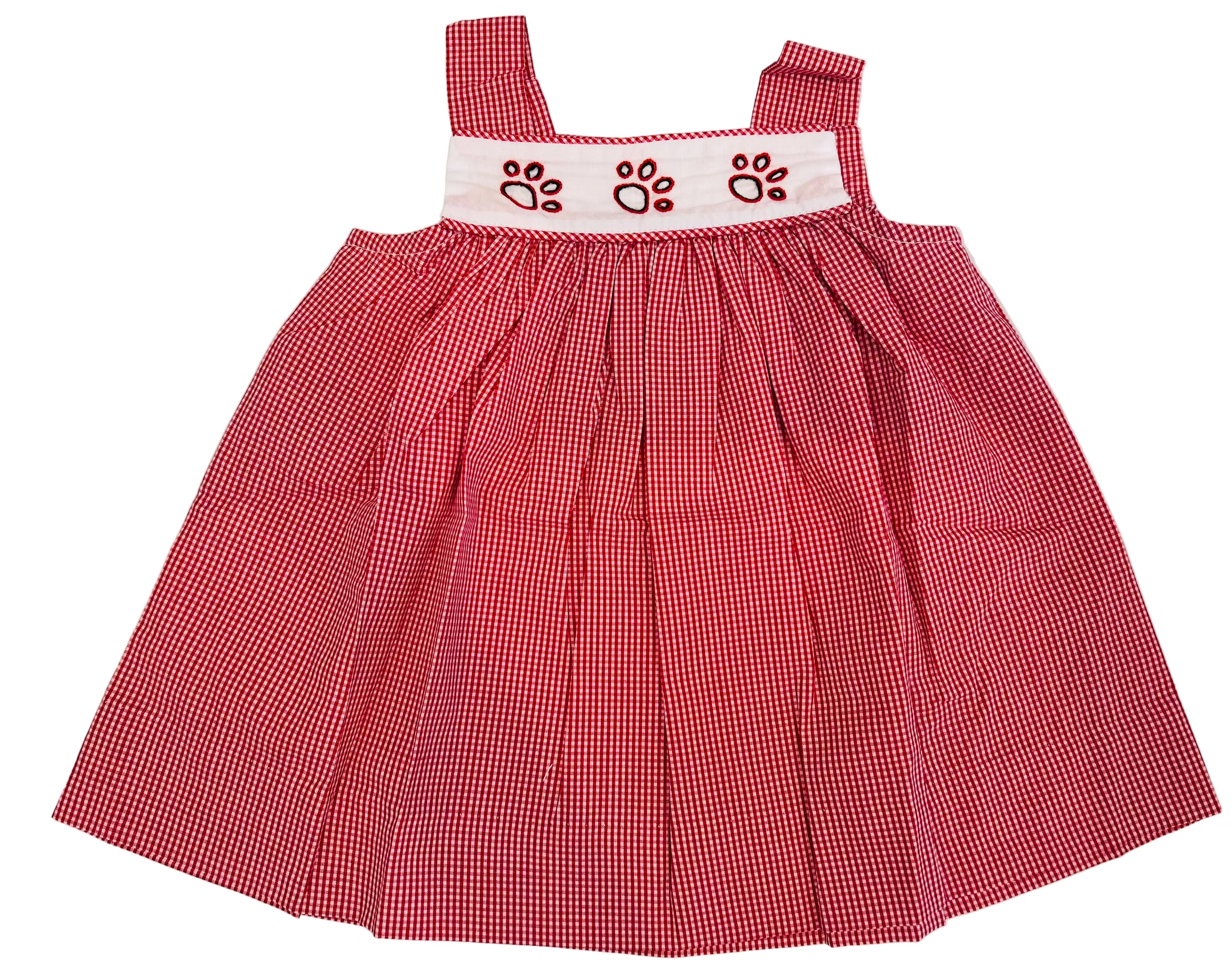 Bulldog Paw Prints Dress