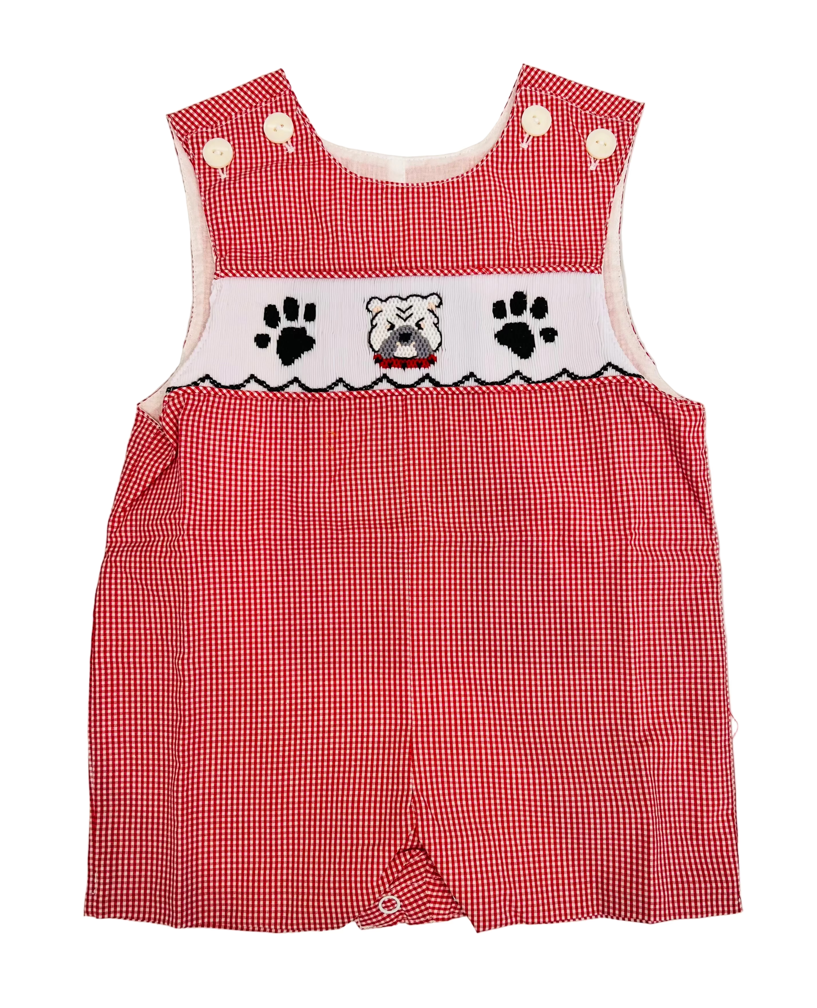 Smocked Bulldog Shortall