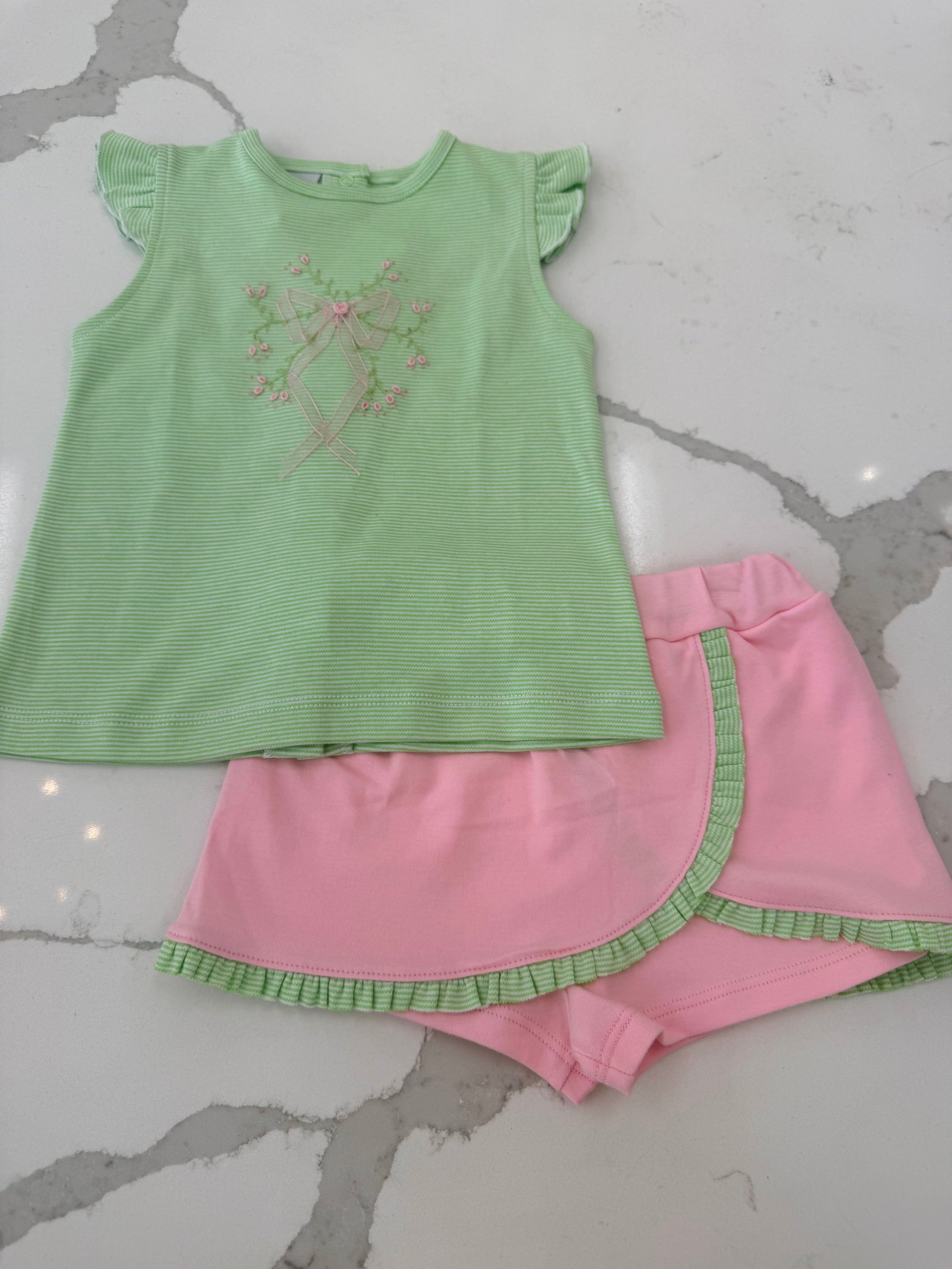 Whispy Bow Skort Set
