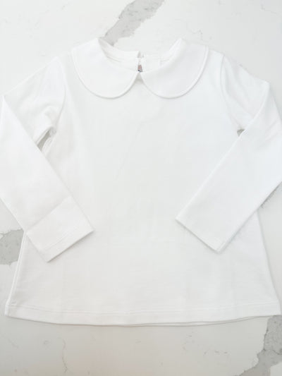 White Knit L/S Top