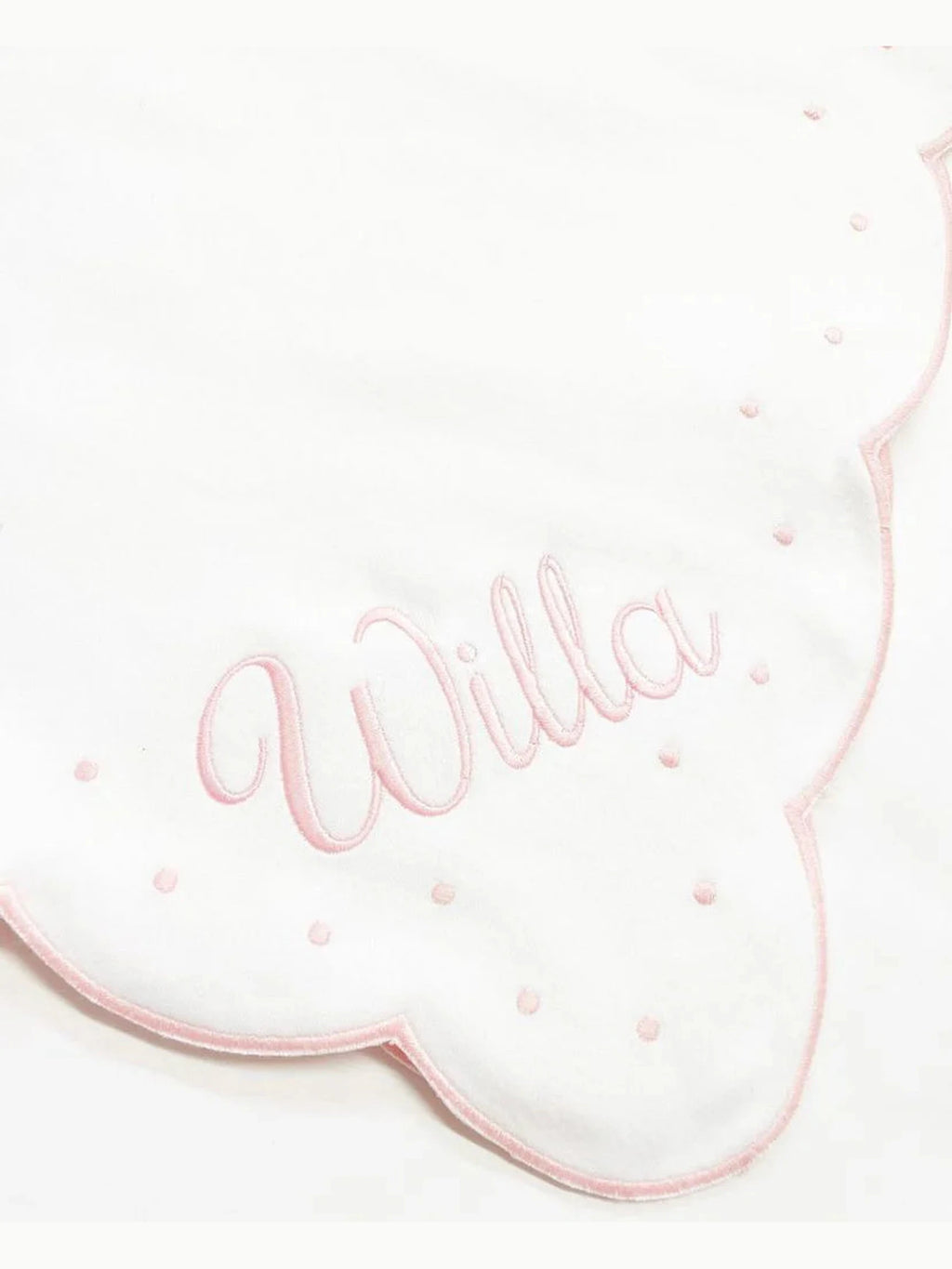 Scalloped Receiving Blanket