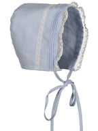 Floral Buillion & Lace Bonnet