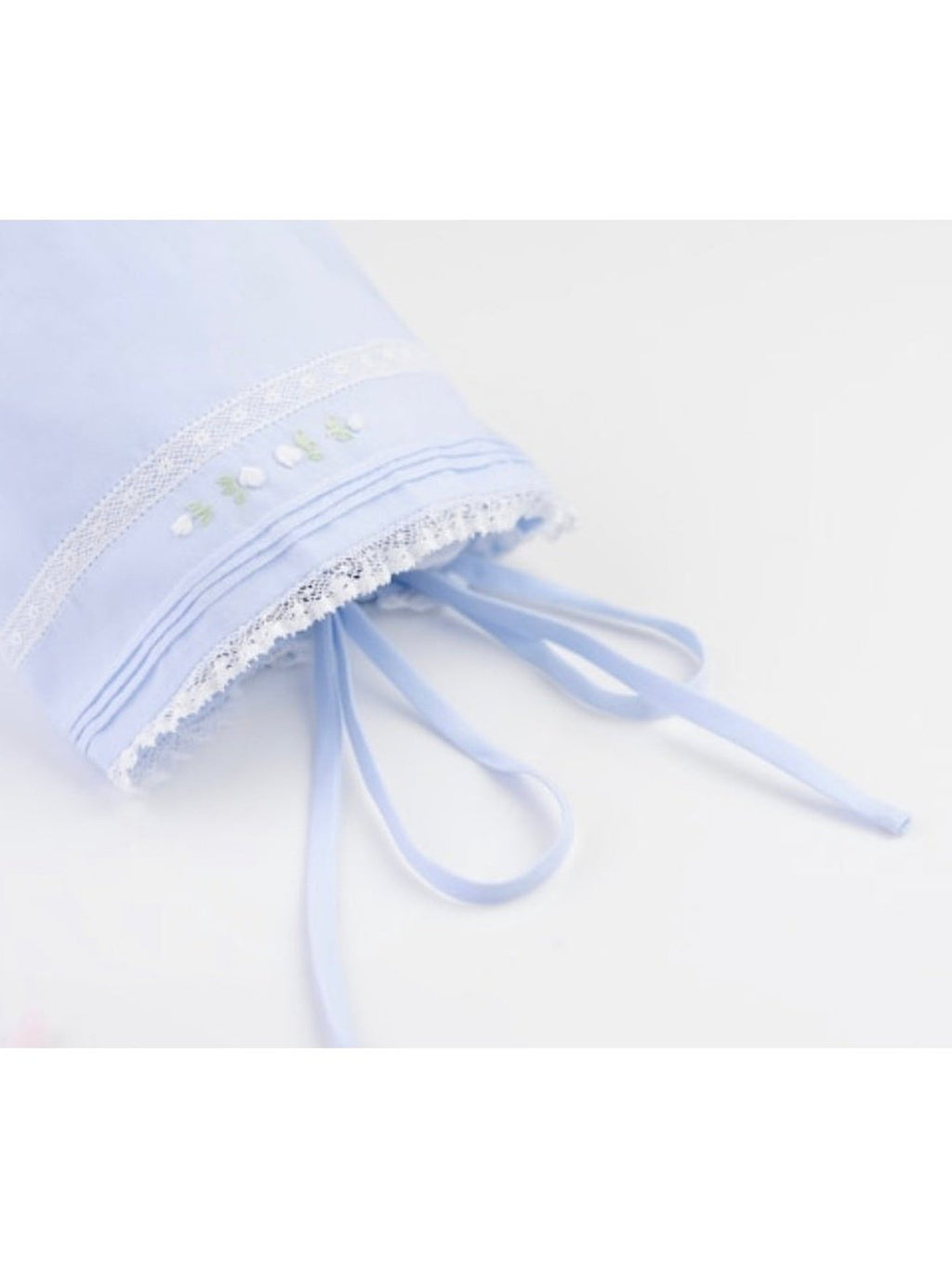 Floral Buillion & Lace Bonnet
