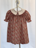 Retro Floral Pink Miller Dress