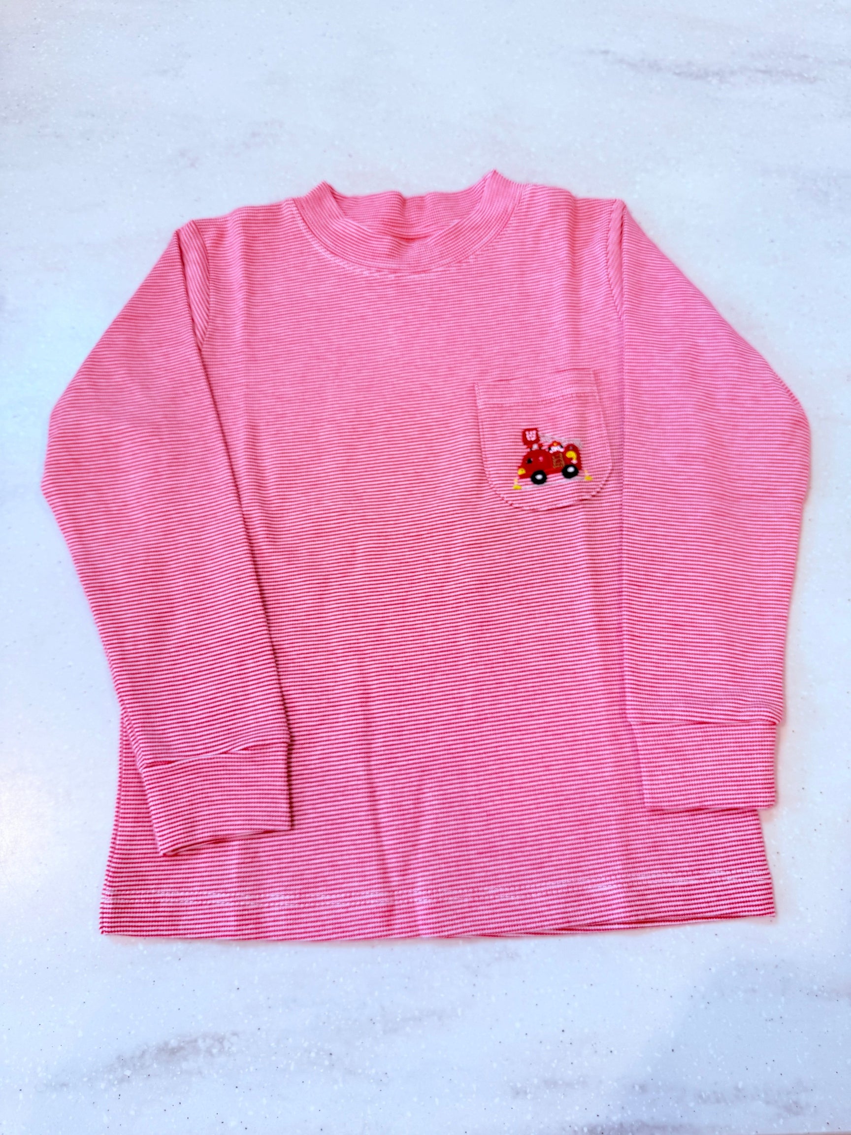 Mini Firetruck Pocket Tee