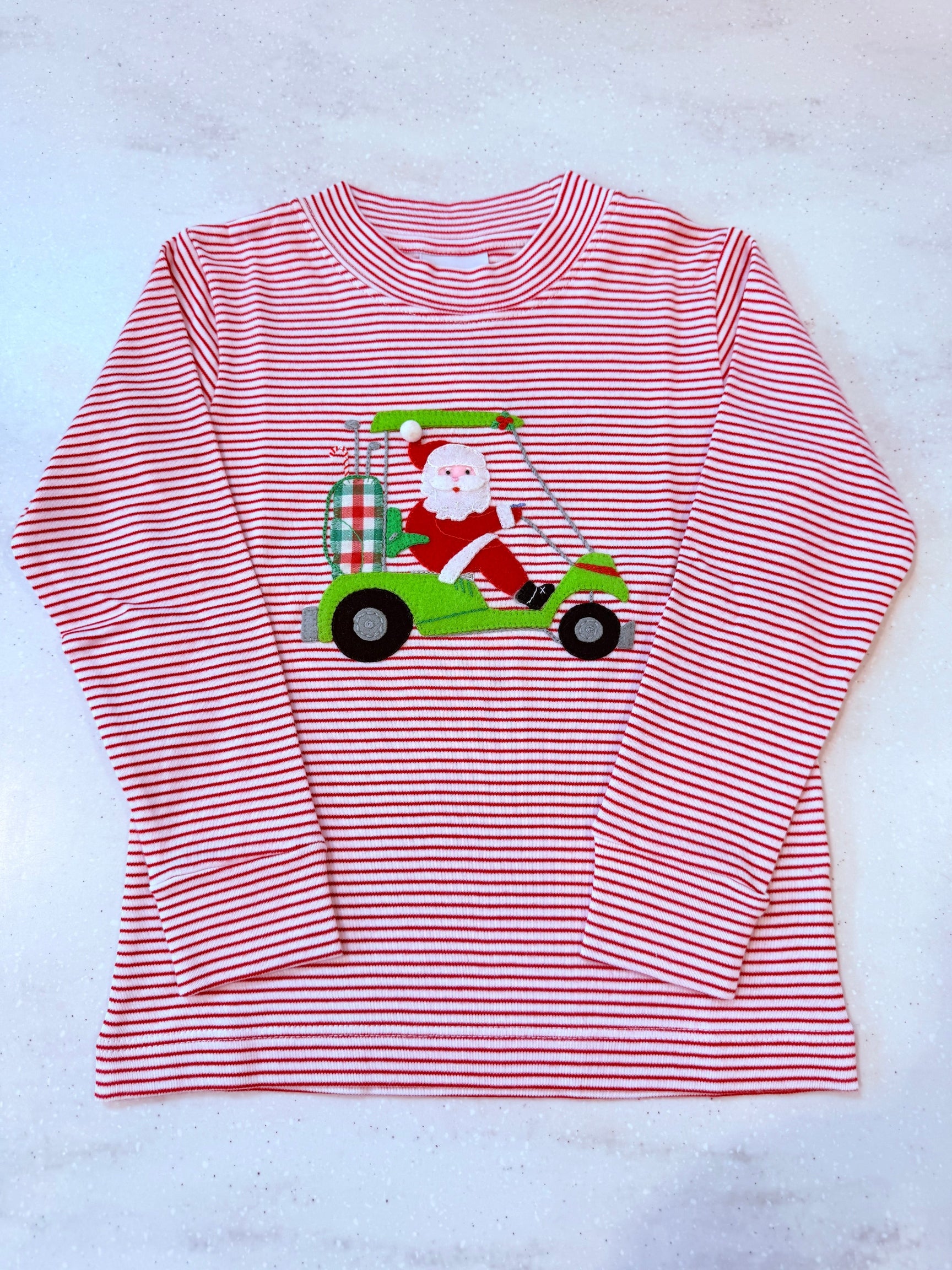 Tee Time for Santa Crewneck Shirt