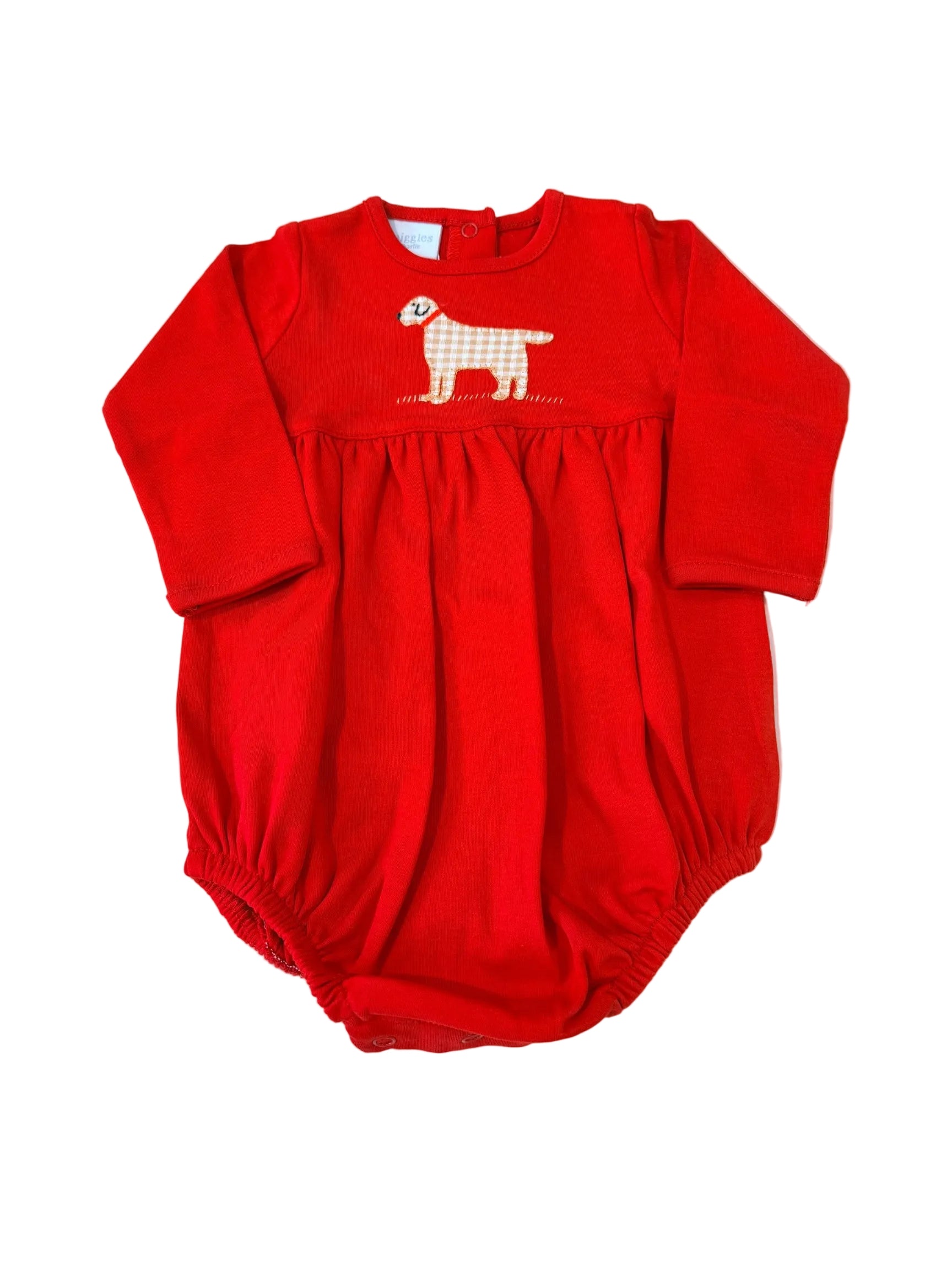 Winston Dog Applique Bubble