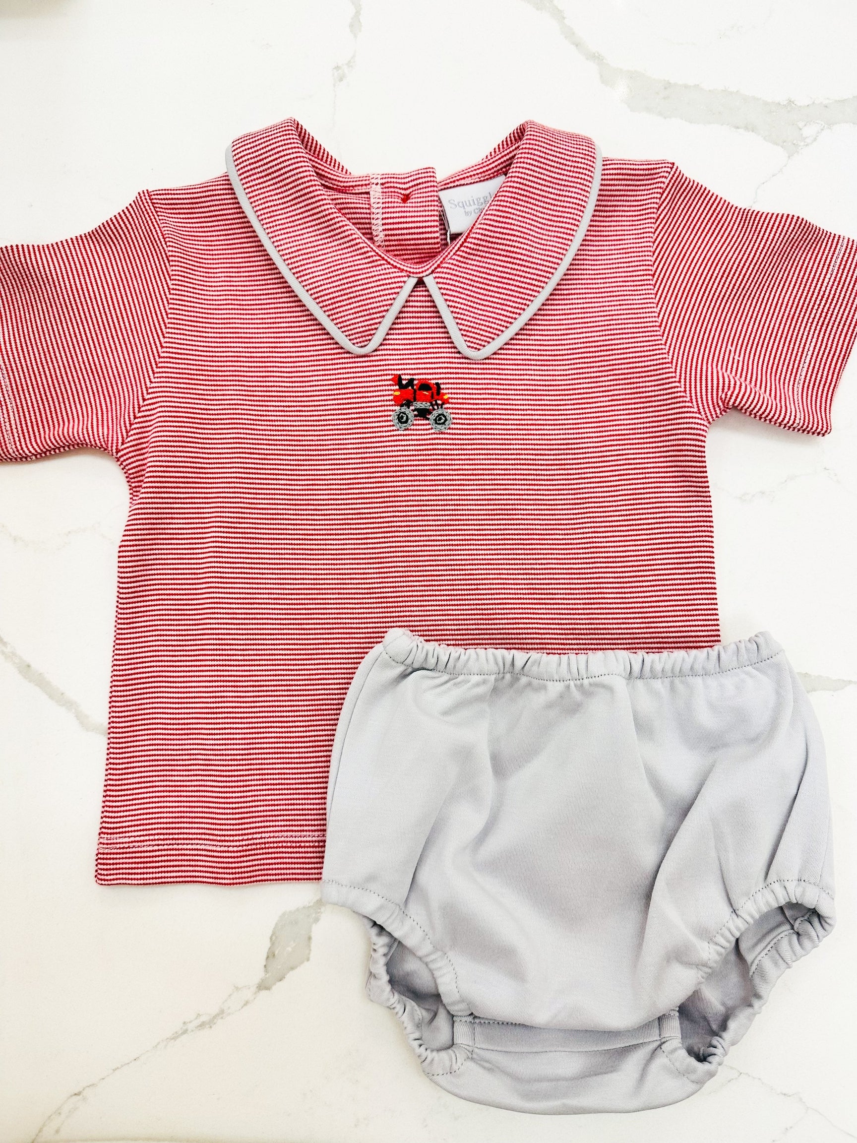 Monster Truck Diaper Set - Posh Tots Children's Boutique