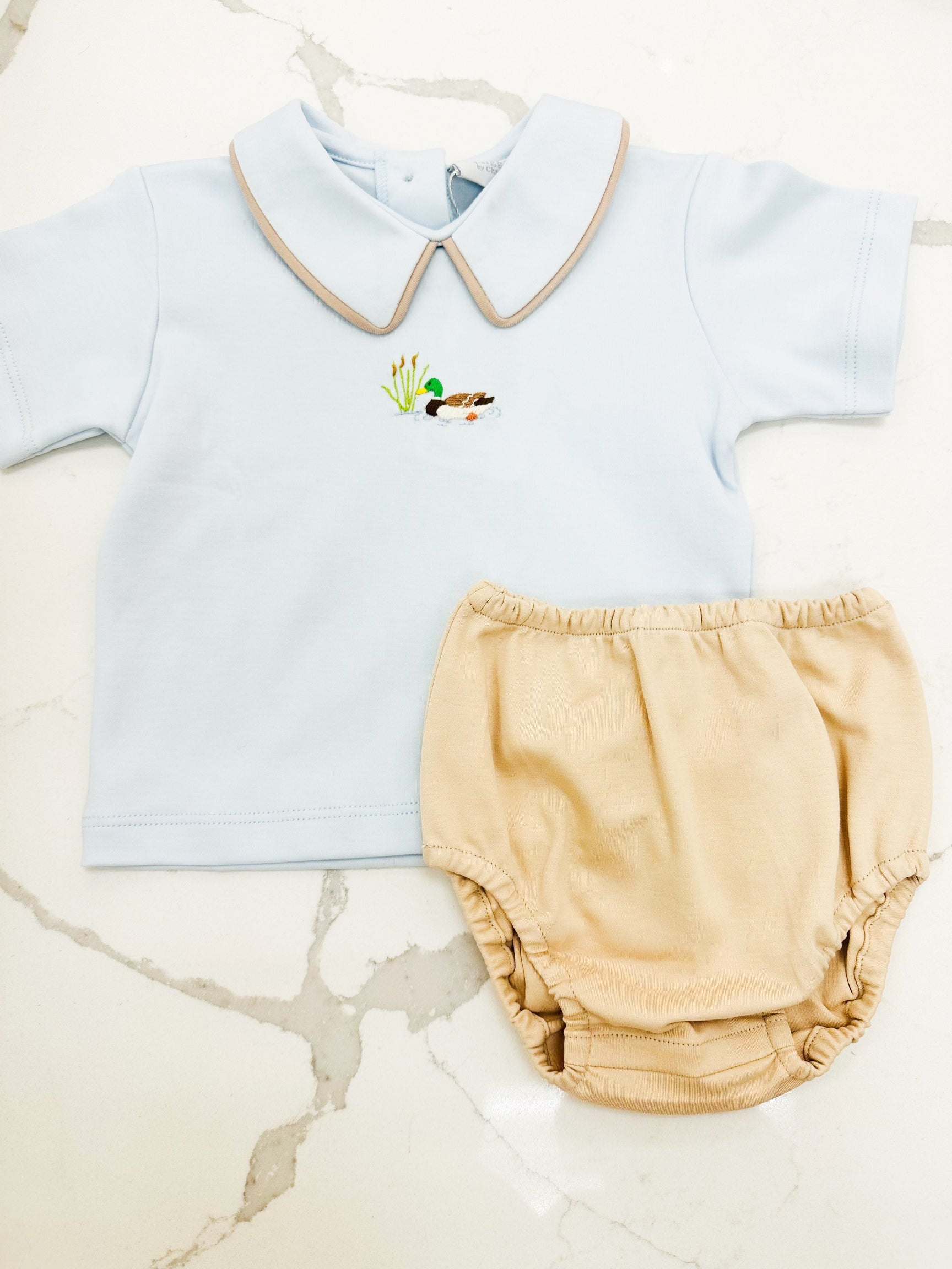 Mallard n' Cattails Diaper Set - Posh Tots Children's Boutique