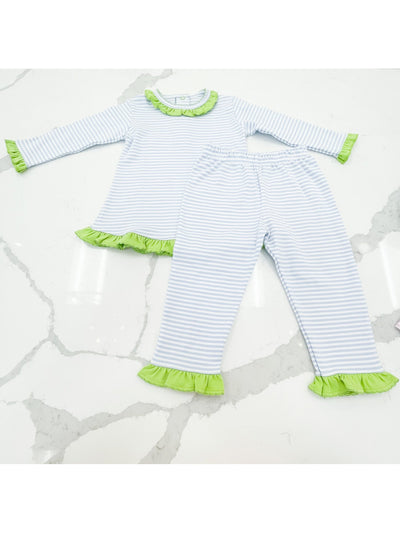 Charlotte Ruffle Pant Set - Posh Tots Children's Boutique