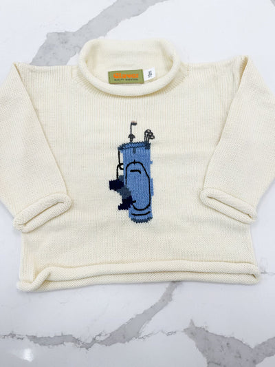 Golf Bag Roll Neck Sweater