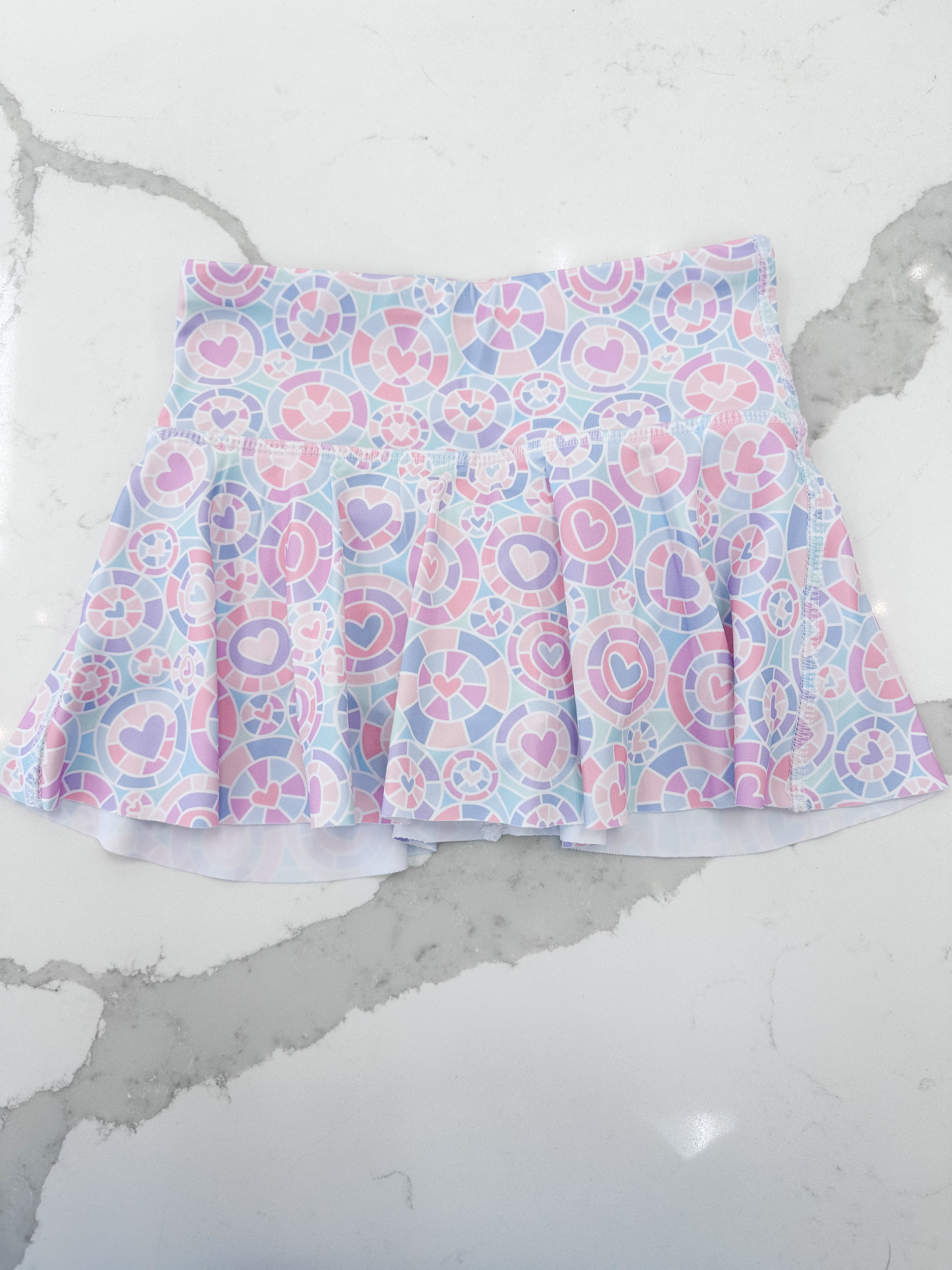 Kalidescope Heart Skort