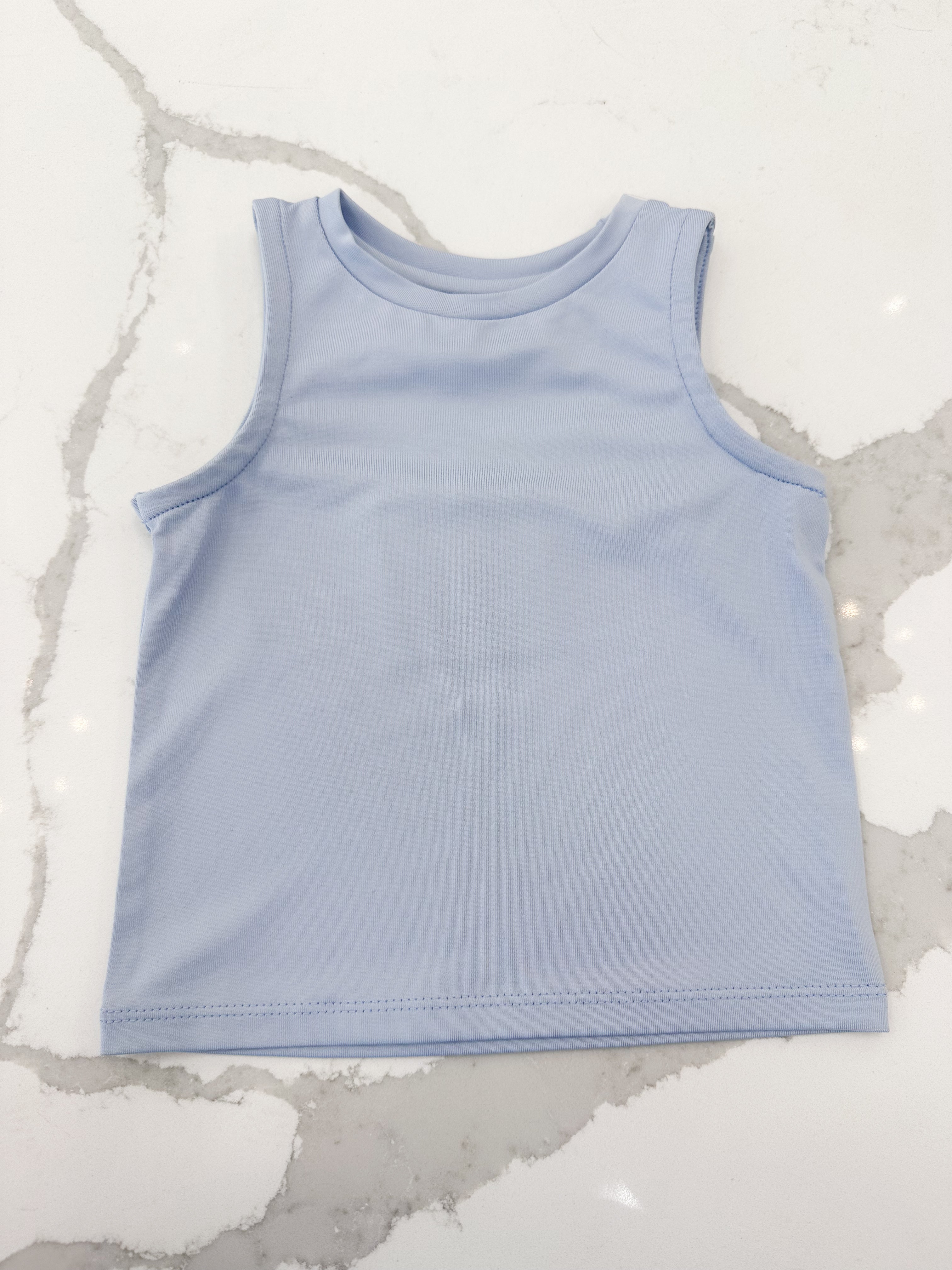 Pastel Blue Athletic Tank