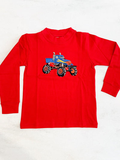 Blue Thunder Red Crewneck Shirt