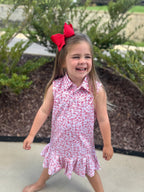 Kickoff Red Polo Sleeveless Dress