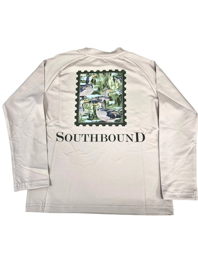 Southbound Performance L/S Tee- Duck Stamp