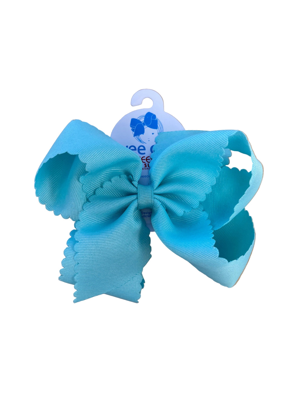 Scalloped Edge Grosgrain Bow