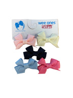 5 Pack Baby Front Tail Bows