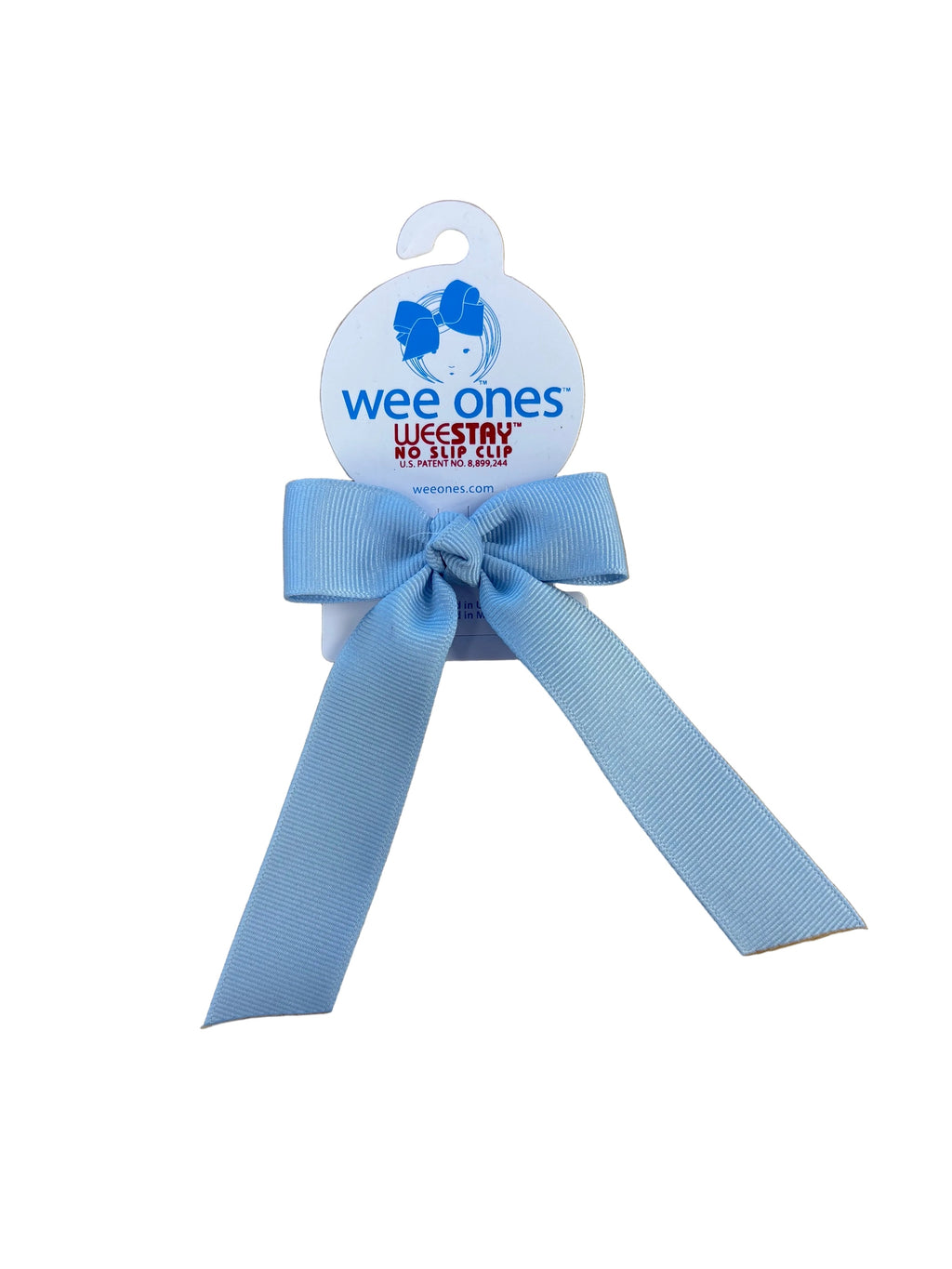 Tiny Grosgrain Bowtie with Knot Wrap and Streamer Tails