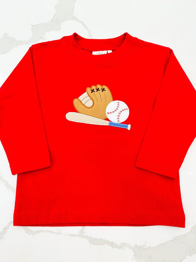 Baseball, Bat & Glove L/S T-Shirt
