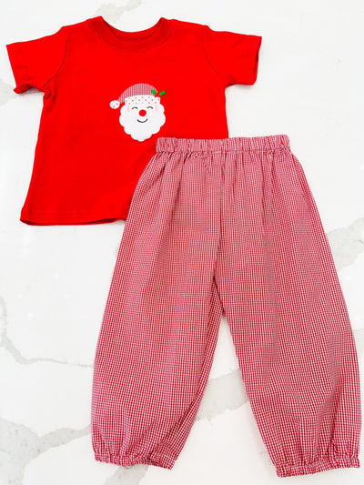 Beau Red Pant Set - Santa