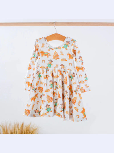 Cookie Roundup Cotton Twirl Dress