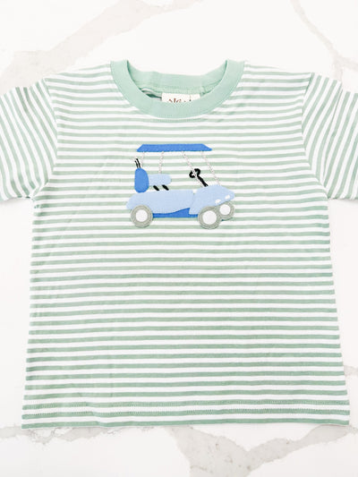 Golf Cart Striped S/S Shirt