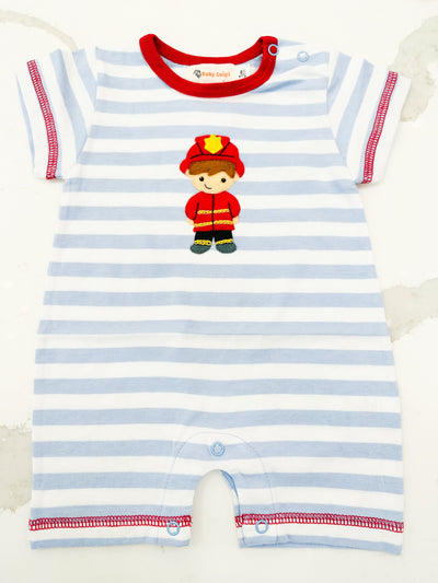 Fire Fighter Stripe Romper