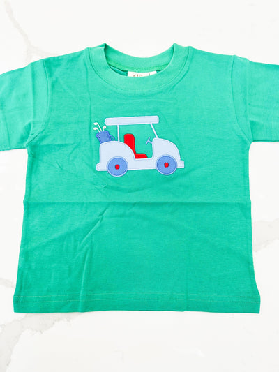 Green Golf Cart S/S Shirt