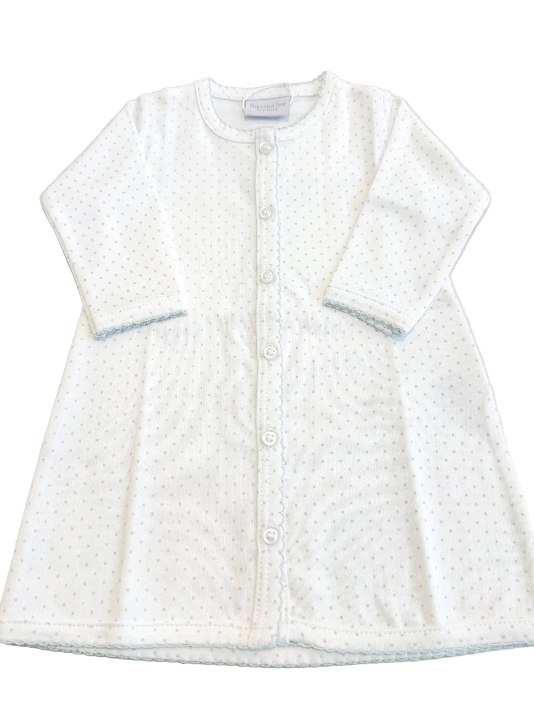 Long Sleeve Daygown w/ Picot