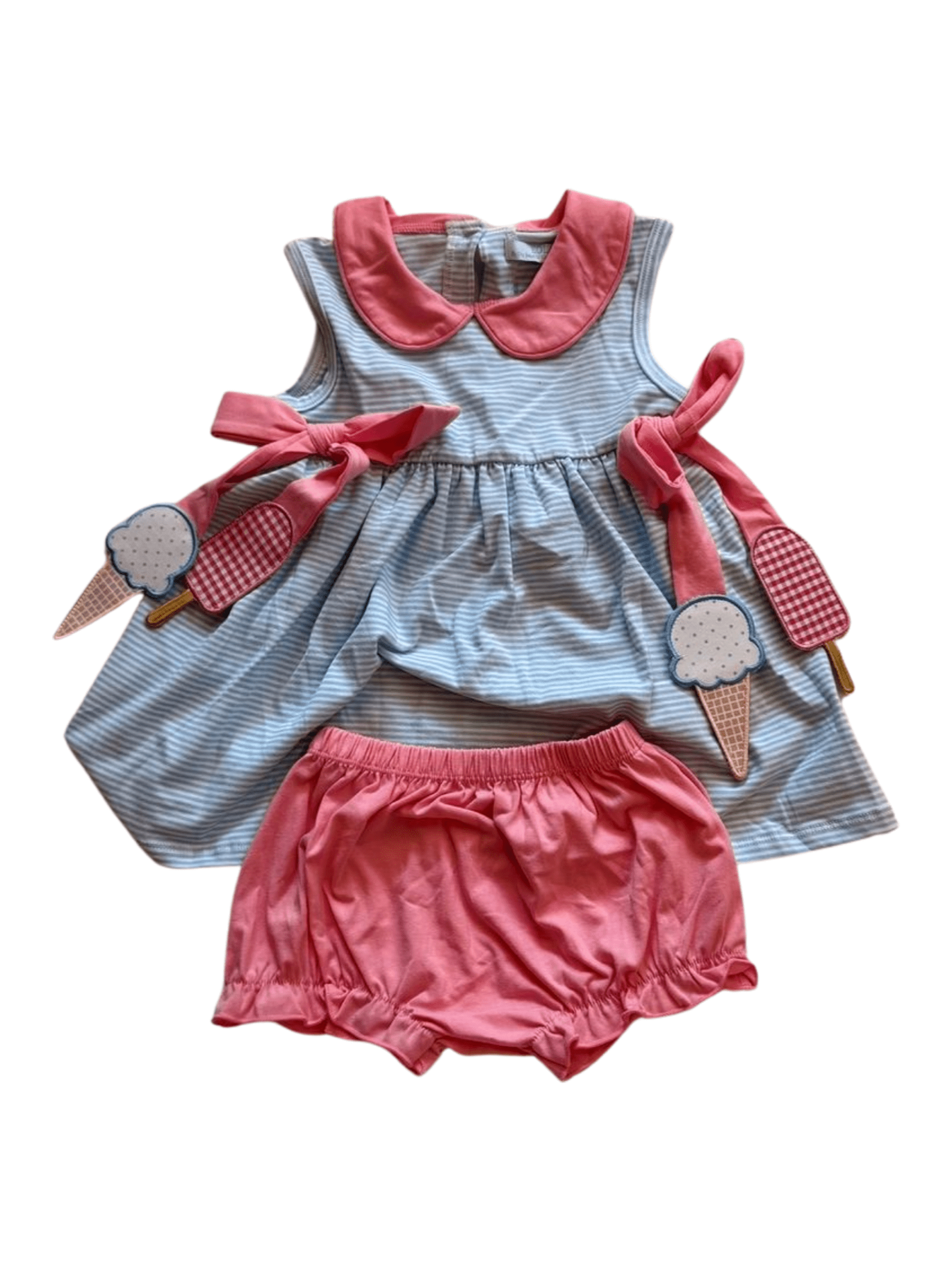 Ice Cream Side Tie Bloomer Set