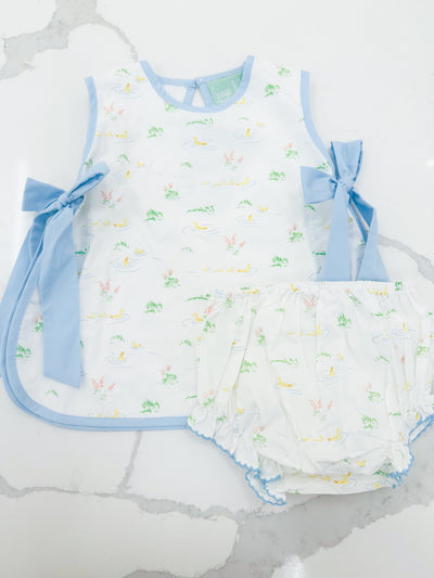 Duckie Side Bow Bloomer Set