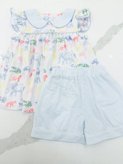 Zoo Friends Shorts Set