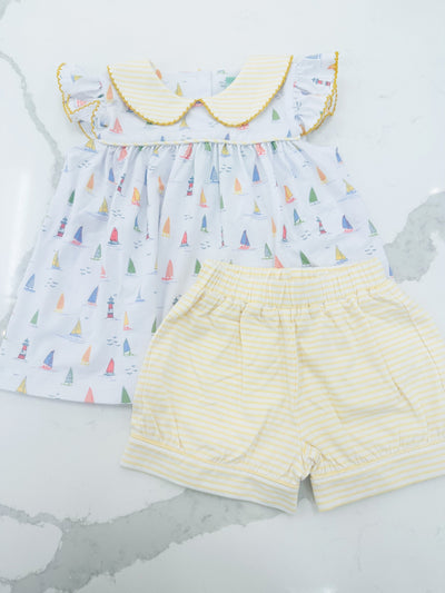 Sail Away Shorts Set