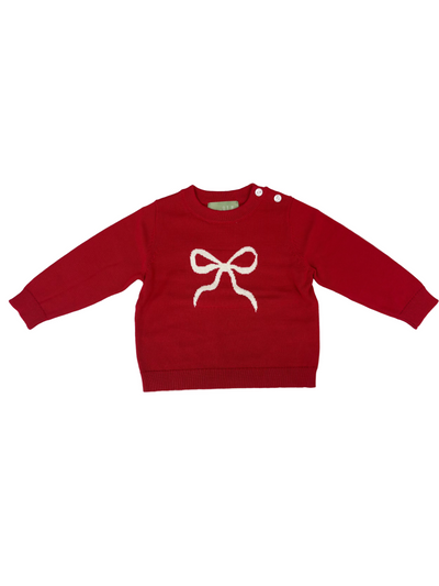 Red Bow Sweater