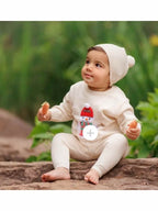 Rib Knit Pom Pom Beanie - Posh Tots Children's Boutique