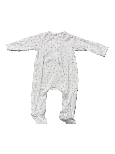 Juliette's Classics Print Zip Footie