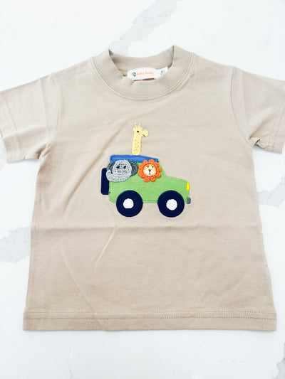 Safari Jeep Crochet T-Shirt