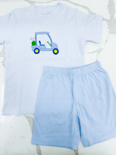 Putting Golf Cart Shorts Set